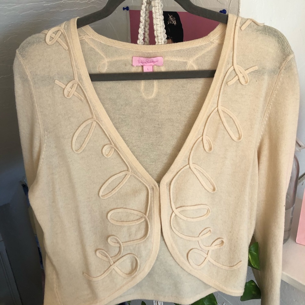 Vintage Lily Pulitzer Cardigan Shrug Sweater